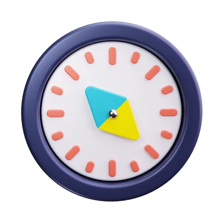 Boussole  3D Icon