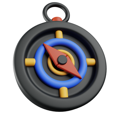 Boussole  3D Icon