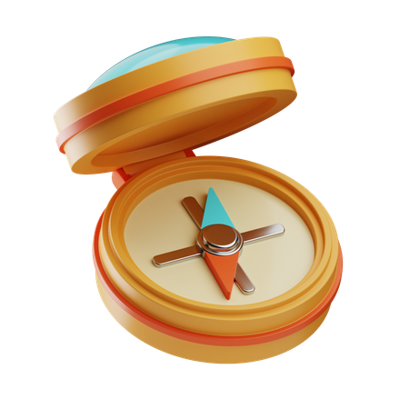 Boussole  3D Icon