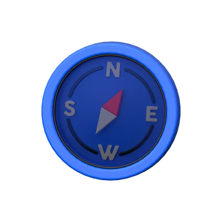 Boussole  3D Icon