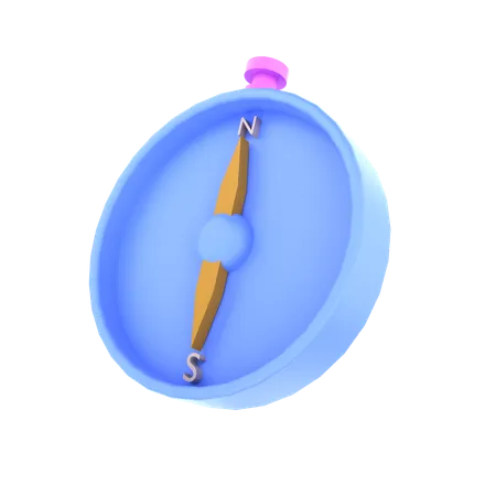 Boussole  3D Icon