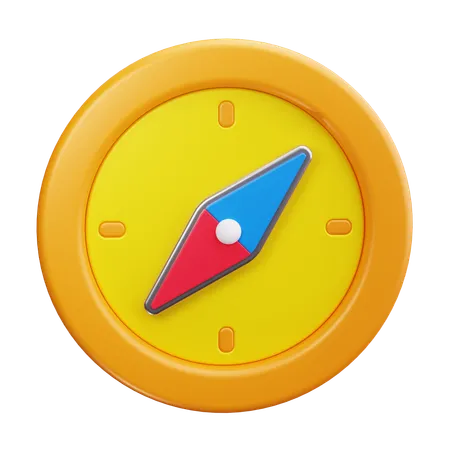 Boussole  3D Icon