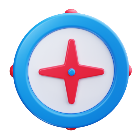 Boussole  3D Icon