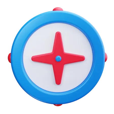 Boussole  3D Icon