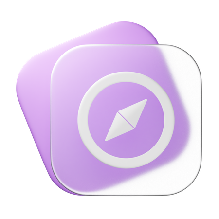 Boussole  3D Icon