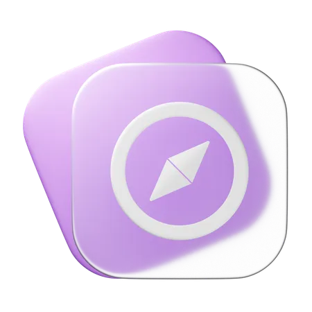 Boussole  3D Icon