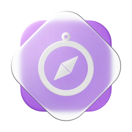 Boussole  3D Icon