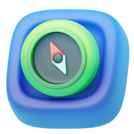 Boussole  3D Icon