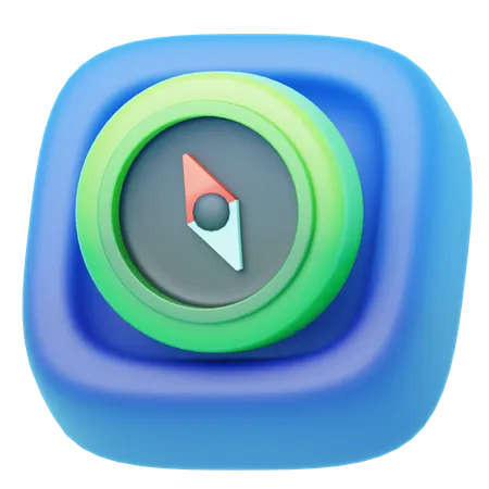 Boussole  3D Icon