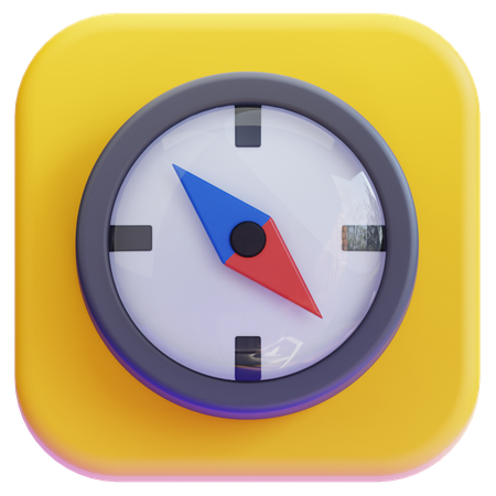 Boussole  3D Icon