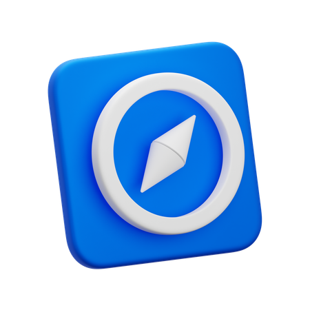 Boussole  3D Icon