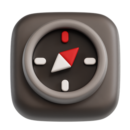 Boussole  3D Icon