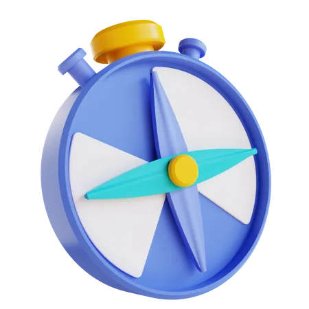 Boussole  3D Icon