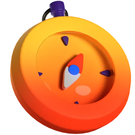 Boussole  3D Icon