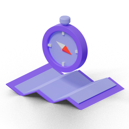 Boussole  3D Icon