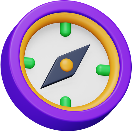 Boussole  3D Icon