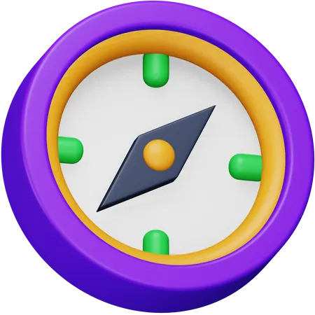 Boussole  3D Icon