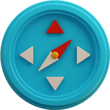 Boussole  3D Icon