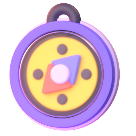 Boussole  3D Icon