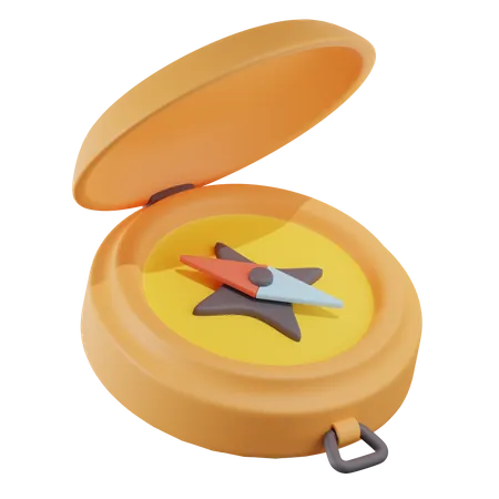 Boussole  3D Icon