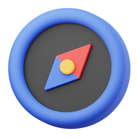 Boussole  3D Icon