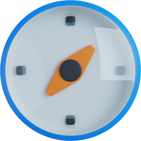 Boussole  3D Icon