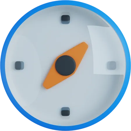 Boussole  3D Icon