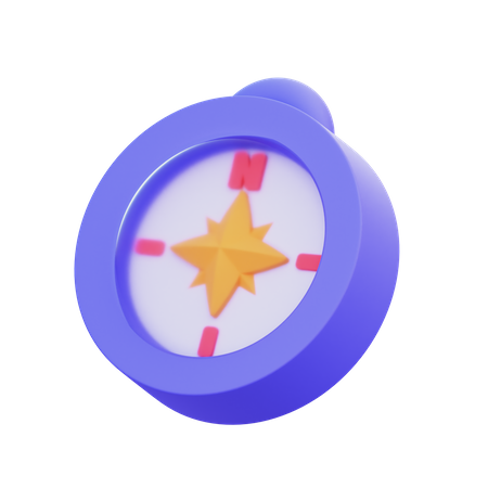 Boussole  3D Icon