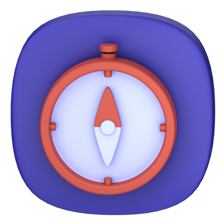 Boussole  3D Icon