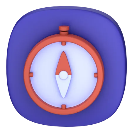 Boussole  3D Icon