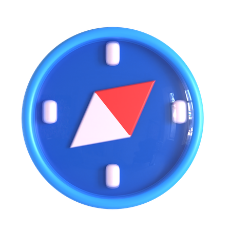 Boussole  3D Icon