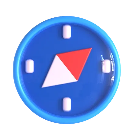 Boussole  3D Icon