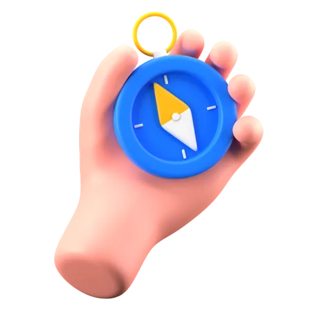 Boussole  3D Icon