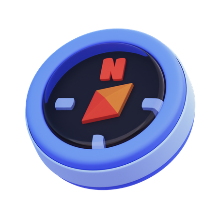 Boussole  3D Icon