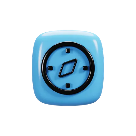 Boussole  3D Icon