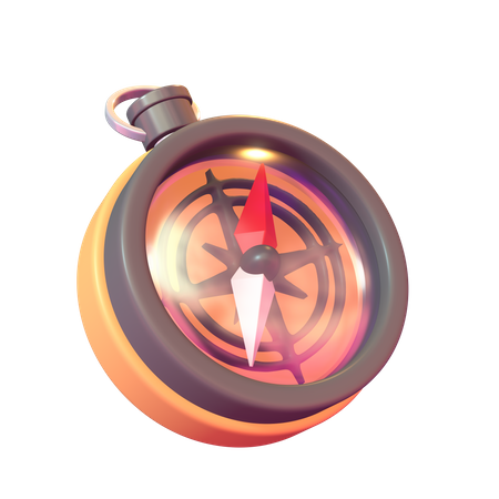 Boussole  3D Icon