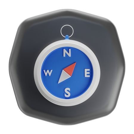 Boussole  3D Icon