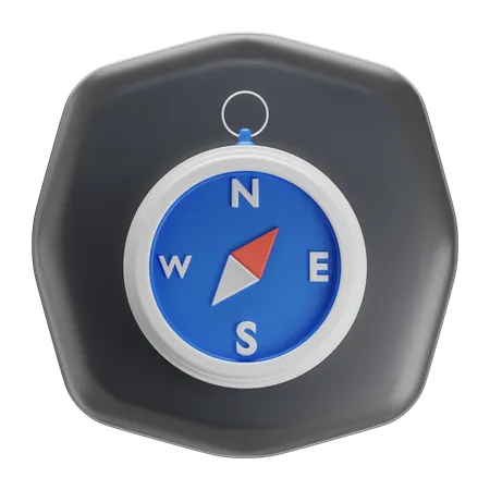 Boussole  3D Icon