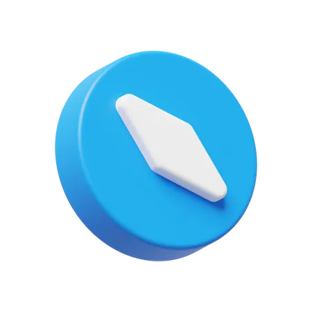 Boussole  3D Icon