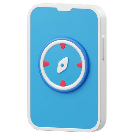 Application boussole  3D Icon