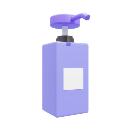 Bouteille en bloc  3D Icon