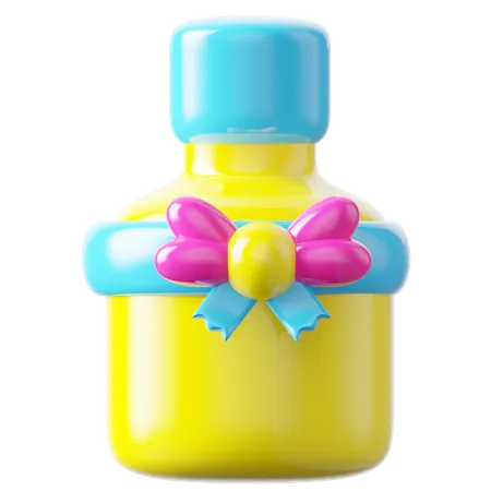 Bouteille cadeau  3D Icon