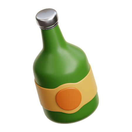 Bouteille de bière  3D Icon