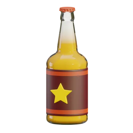 Bouteille de bière  3D Icon