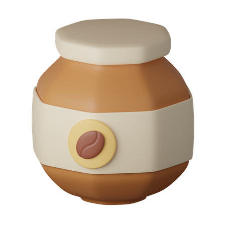 Bouteille de café  3D Icon