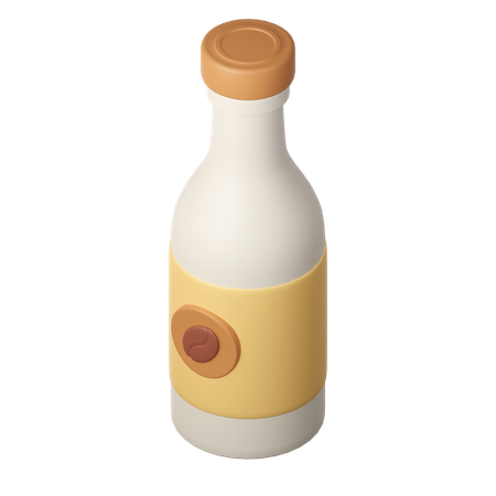 Bouteille de café  3D Icon