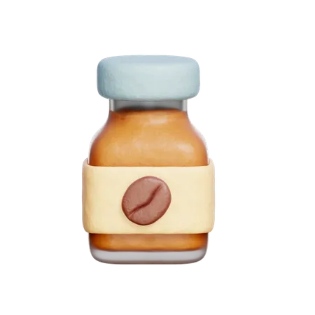 Bouteille de café  3D Icon