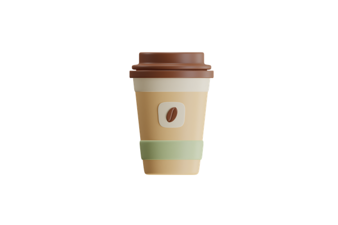 Bouteille de café  3D Icon