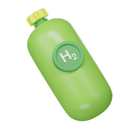 Bouteille de carburant à hydrogène  3D Icon