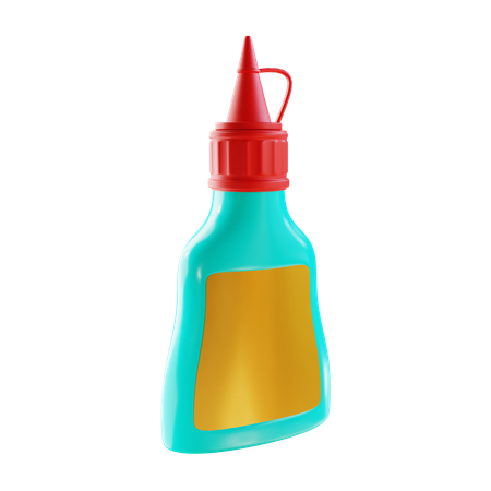 Bouteille de colle  3D Icon